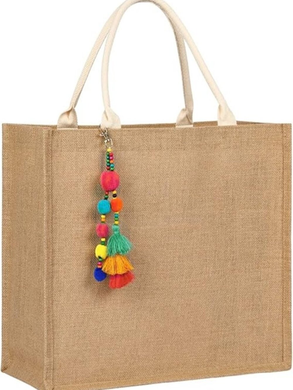 Large Woven Straw Beach Tote Bags for Women